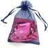 100PCS 3x4 Inches Organza Drawstring Pouches Jewelry Party Wedding Favor Gift Bags (3x4, Navy Blue)...