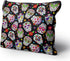 Cafl Sugar Skulls Makeup Bag Travel Large Day Dead Cosmetic Bag Organizer toiletry Essentials Jewelry Skincare Zipper Bag Gift For Women -10×8 inc...