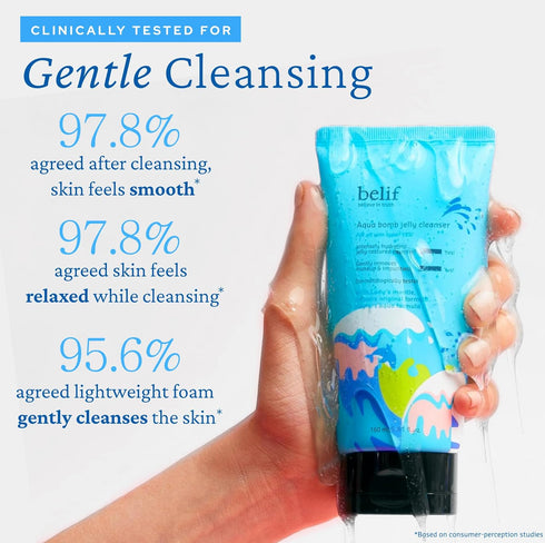 belif Hydrate & Go Kit, Moisturizing Bomb Face Cream, Jelly Cleanser, Eye Bomb Cream, Hydrating SPF 50 Sunscreen, Travel TSA Friendly Kit, Glowy &...