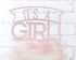 Kate Aspen It's a Girl Acrylic Cake Topper, Pink...
