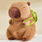 9.8in Capybara Plush Cute Capybara Stuffed Animals with Turtle Backpack, Kawaii Capibara Plushie Toys for Kids, Rodents Animals Pet Doll Soft Hugg...