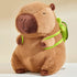 9.8in Capybara Plush Cute Capybara Stuffed Animals with Turtle Backpack, Kawaii Capibara Plushie Toys for Kids, Rodents Animals Pet Doll Soft Hugg...