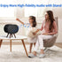 Wooden Table Stand for Sonos Era 300 Space Saving Desktop Speaker Stand Compatible with Sonos Era 300 Desk Stand Holder for Decorations, Black...