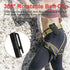 iPhone 12 Case with Belt Clip and 2 Pack Screen Protector - Military Grade Rugged Full Body Phone Case (Black+Green)......
