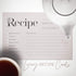 Rustic Vintage Floral Recipe Cards from Dashleigh, 48 Cards, 4x6 inches, Beige-Grey, Water-Resistant and Double-Sided...