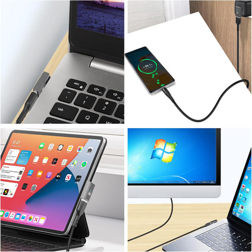 GELRHONR USB C to USB 3.1 Adapter, Type C Male to USB Female OTG Adapter with 10Gbps Data Transfer 120W/6A Fast Charging,Thunderbolt 3 to USB Fema...