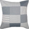 VHC Brands Sawyer Mill™ Blue Farmhouse Decorative Patchwork Hand Quilted Throw Pillow Cushion Cover Cotton Euro Sham 26x26 Bedding Accessory...