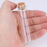 MaxMau 100 Sets of 20ml Glass Bottles with Cork Stopper,Small Clear Jars Tiny Glass Vials for Wedding Favors Seed Powder Sequin Storing Art Crafts...