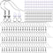 Thrilez 600Pcs Earring Making Kit with Hypoallergenic Hooks, Jump Rings, & Rubber Backs (Silver)...