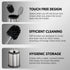 ToiletTree Products Toilet Brush with Lid - Sleek Toilet Bowl Brush and Holder - Toilet Scrubber Brush Set with Heavy-Weight Base - Lidded Toilet ...