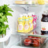 iDesign Stackable Plastic Pantry Bin with Handles for Cabinets or Fridge, Clear, Made in USA...