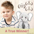 Bearington Baby Lil' Spout Lullaby Animated Musical Plush Stuffed Animal Gray Elephant 13"...