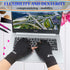 2 Pairs Copper Arthritis Gloves - Compression Gloves for Arthritis Pain Relief Rheumatoid Osteoarthritis Carpal Tunnel, Fingerless Copper Gloves f...