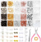 Earring Making Kit, Shynek 2343pcs Earring Making Supplies with Earring Hooks, Jump Rings, Earring Posts, Earring Backs and Jewelry Pliers Tools f...
