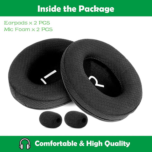 Breathable Replacement Earpads Cushions Compatible with Cooler Master MH630 MH650 Gaming Headsets Ear Pads with Breathable Fabric Foam...