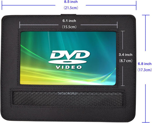 Car Headrest Mount for Swivel & Flip Style Portable DVD Player-7 Inch...