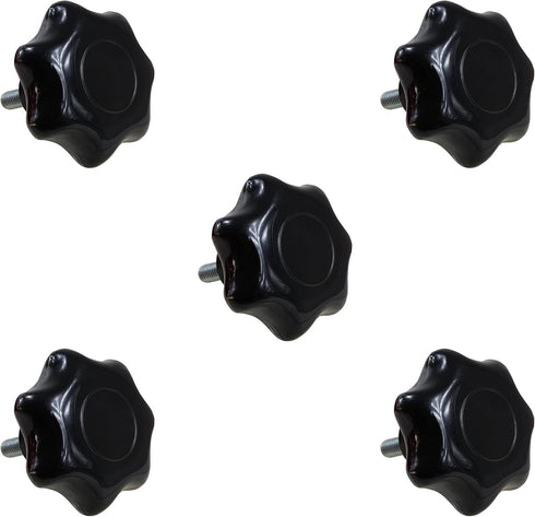 POWERTEC 71073 5/16-18 7-Star Stud(5-Pack), Black...
