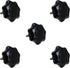 POWERTEC 71073 5/16-18 7-Star Stud(5-Pack), Black...