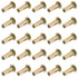 25Pcs Steel Multi Grip Rivet Nuts Pre Bulbed Shank Zinc-Plated Flat Head Threaded Insert Nut Construction Fasteners for Industrial (1/4-20)...