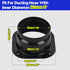 8" Duct Connector Flange?Duct Collar Dryer Vent Connector for HVAC Duct Vent Adapters,Black...