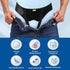 Hernia Belt for Men Hernia Support Truss for Single/Double Inguinal or Sports Hernia, Adjustable Waist Strap with 2 Removable Compression Pads Bre...
