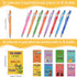 32 Pcs Funny Gifts Set Negative Verse Notebooks Ballpoint Pens Funny Pens Quotes Notepads Touch Stylus Pens Passive Gifts Set for Women Men Cowork...