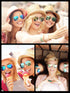 10 Pieces Classic Mirrored Flat Lens Sunglasses Lens Metal Frame Sunglasses for Men Women...