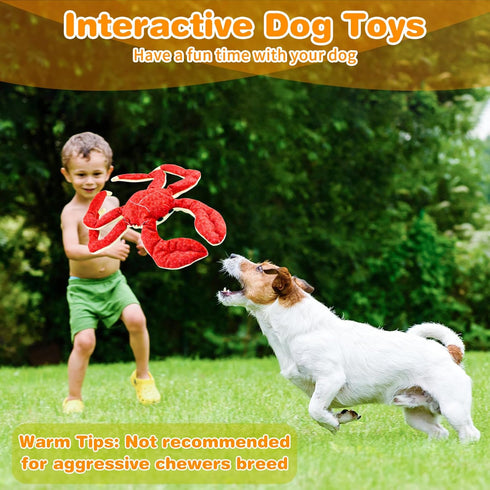 Large Dog Toys Squeaky: Plush dog toys - Stuffed Dog Toys - Big Dog Toys for Small Medium Large Breeds...