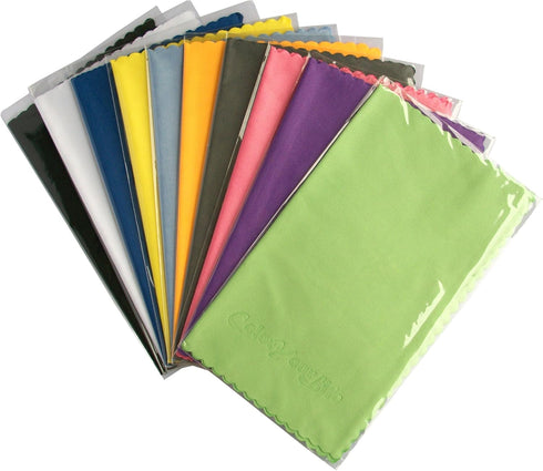 10-Pack Microfiber Cleaning Cloths for Smart phones, Laptops, Tablets, Lenses, LCD Monitor, TV, Camera, Glasses, Optics Etc...