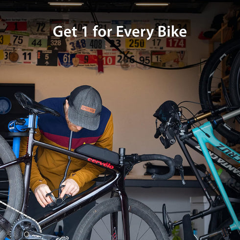 Elevation Lab TagVault™ AirTag Bike Security Mount - The Waterproof AirTag Bike Holder | Hidden Under Bottle Cage or Alone | Titanium Security Scr...