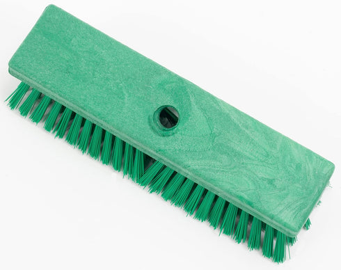 SPARTA Plastic Floor Scrub Brush, Brush Head Only, Deck Brush with ACME Standard Thread Fitting for Deck, Industrial Kitchens, and Hospitals, 10 I...
