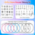 LUDUKOO Bracelet Making Kit for Girls, 134 Pcs Charm Bracelet Making Kit with Beads Bracelet Necklace Making Kit Grafts for Girls Ages 6-8 Birthda...