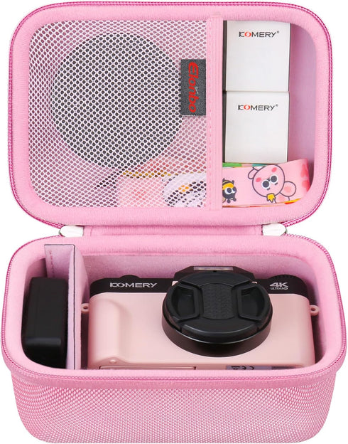 4K Digital Camera Carrying Case for Femivo/VETEK/IWEUKJLO/VJIANGER/WIKICO/Saneen/OIEXI 4K 48MP Vlogging Camera, Travel Compact Camera Storage Cove...