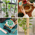 Twist Tie,plant Ties,492ft (150m) green cable ties with Cutter,Garden Plant Ties Reusable,Green Twist Ties for Gardening Climbing Plants, flowers,...