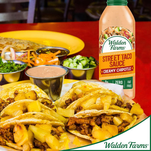 Walden Farms Street Taco Sauce Creamy Chipotle 12oz Bottle (2 Pack) - Flavorful, Vegan, Paleo and Keto Friendly, Non-Dairy Milk Substitute - Great...