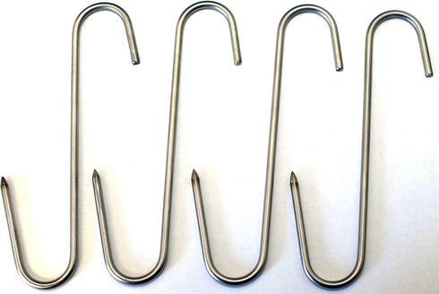 Stainless Meat Hooks, Smoker Hook, 7", 4 Pack...