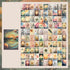 100Pcs Scrapbook Craft Paper Kit for Scrapbook Journaling Supplies?Planet Craft Supplies Materials Decoupage Paper for Scrapbooking Supplies?Bulle...