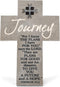 Lighthouse Christian Products Future and Hope Journey Marbled Grey 8 Inch Cast Stone Cross Figurine...
