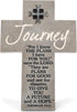Lighthouse Christian Products Future and Hope Journey Marbled Grey 8 Inch Cast Stone Cross Figurine...