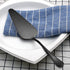 LIANYU 5-Piece Matte Black Serving Utensils Set, Stainless Steel Serving Set Include Serving Spoon Fork, Flatware Serving Pieces for Buffet Cateri...