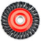Wire Wheel Brush, Knotted Twist Wire Wheel for Angle Grinder with 5/8 Inch Arbor, 4 Inch Diameter and 0.019 Inch Carbon Steel Wire for Heavy-Duty ...