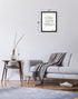 Isaiah 41:10 Don't be Afraid, for I am with you Bible Verse - FRAMED - Canvas Print Home Decor Wall Art, Gallery Wrap Inner Frame, 14x18, White...