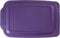 Replacement Lid Cover for Pyrex 3 QT Glass Baking Dish Caserole Container 233-PC (Purple)...