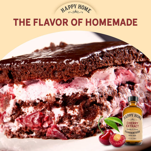 Happy Home Natural Cherry Flavor - Certified Kosher, 4 oz....