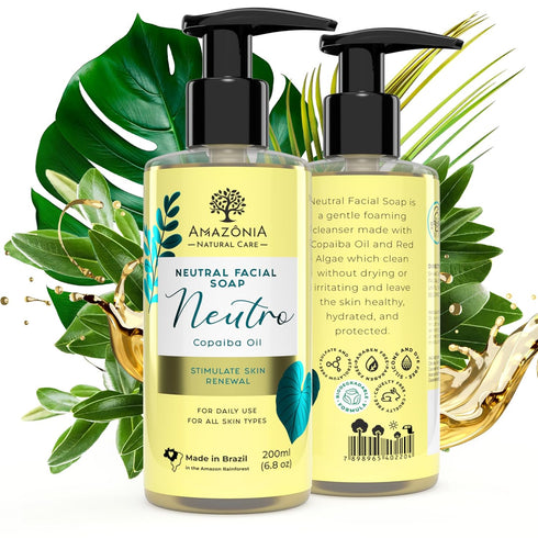All Natural Skin Care Foaming Face Wash for Women & Men for All Skin Types Neutral Facial Soap Skin Care Product to Stimulate Skin Renewal...