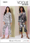 Vogue Misses' Lounge Sets Sewing Pattern Packet by Marcy Tilton, Design Code V2019, Sizes XS-S-M-L-XL, Multicolor...