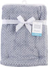Hudson Baby Unisex Baby Plush Waffle Blanket, Gray, One Size...