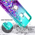 NZND Case for Motorola Moto G Pure/Moto G Play 2023/ Power 2022 with Tempered Glass Screen Protector, Ring Holder/Wrist Strap, Glitter Floating Li...