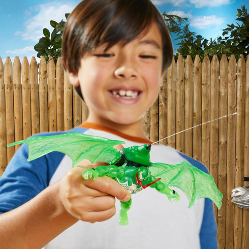 Marvel Epic Hero Series Web Splashers Green Symbiote Venom Hydro Wing Blast, Action Figure and Vehicle Playset, Spider-Man Super Hero Toys for Kid...