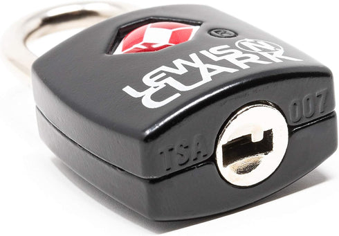 Lewis N. Clark Travel Sentry TSA Lock + Mini Padlock for Luggage Suitcase, Carry On, Backpack, Laptop Bag, Purse, Airport, Hotel & Gym (Includes 4...